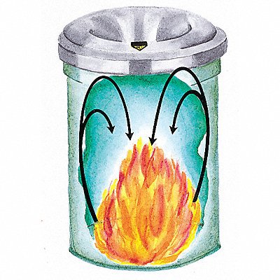 CAN, CF DRUM W/HEAD, 4.5G, BLK